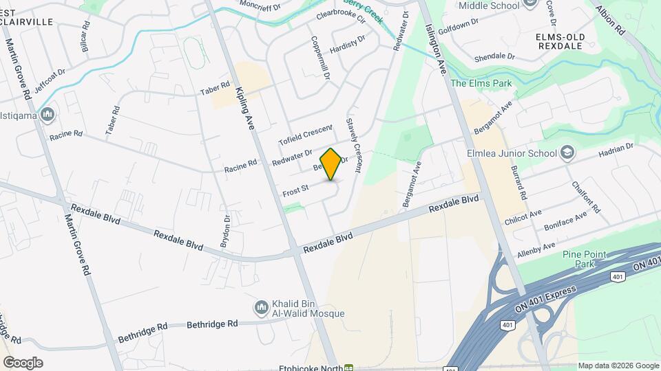 56 Frost St Map and Location Details