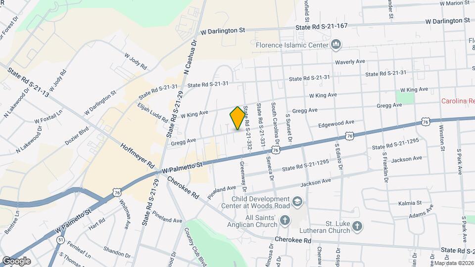 1610 Gregg Ave Mapa y Detalles de la Ubicación