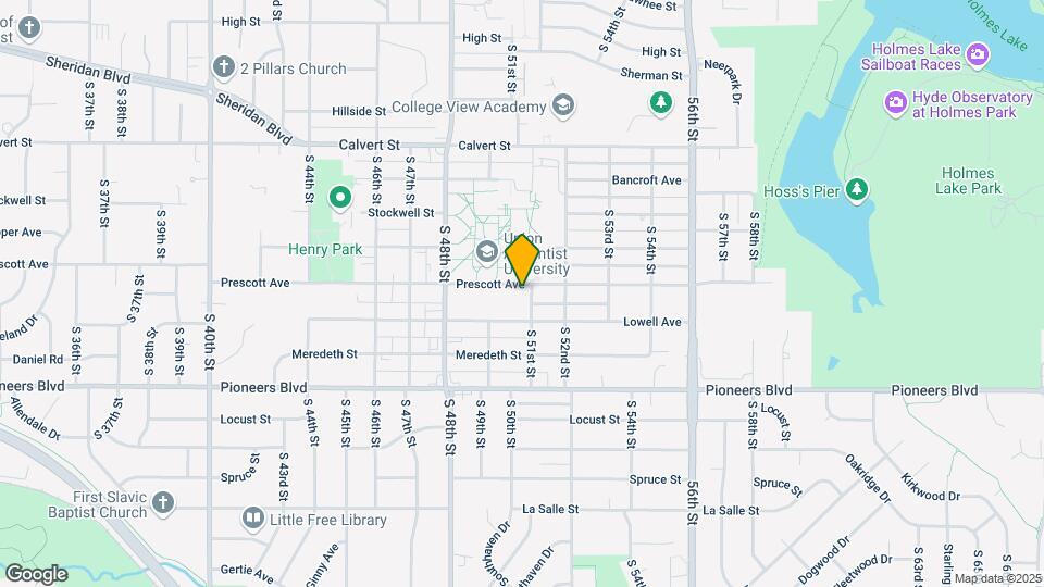 5025 Prescott Ave Map and Location Details