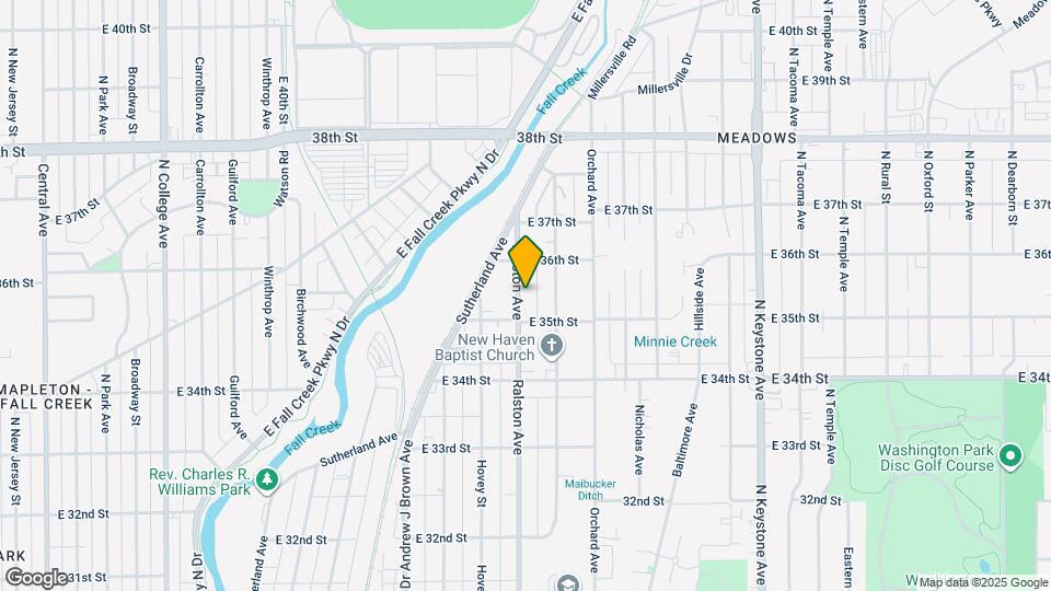 3527 Ralston Ave Map and Location Details