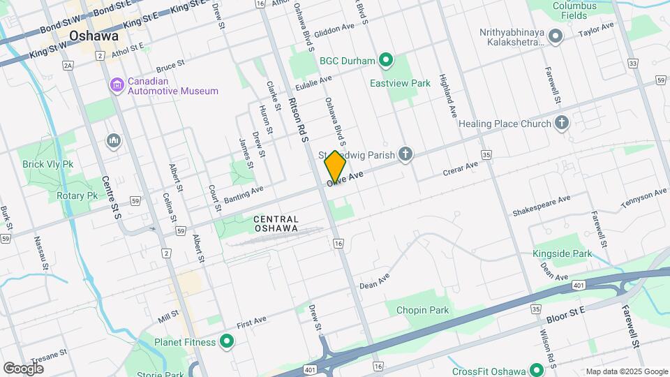 291 Olive Ave Map and Location Details