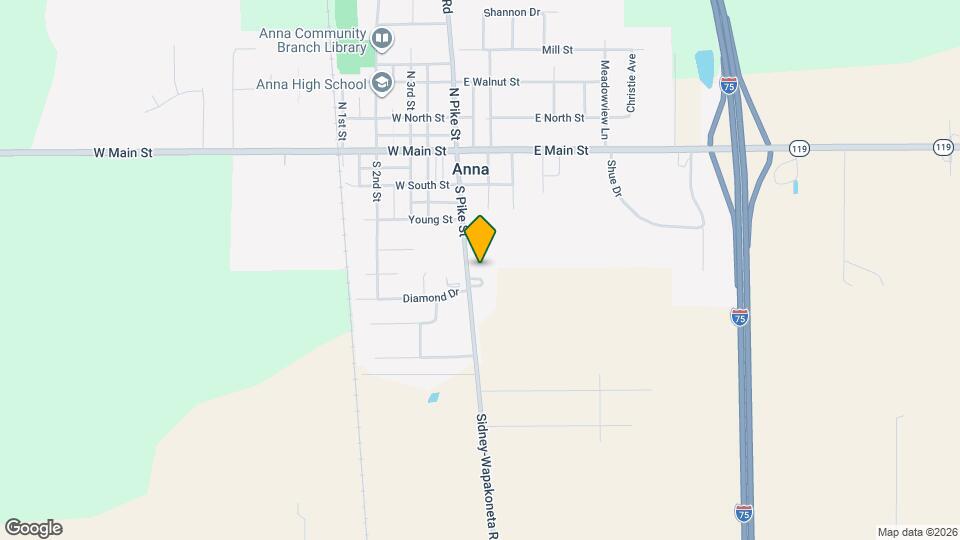 310 S Pike St, Unit A Map and Location Details