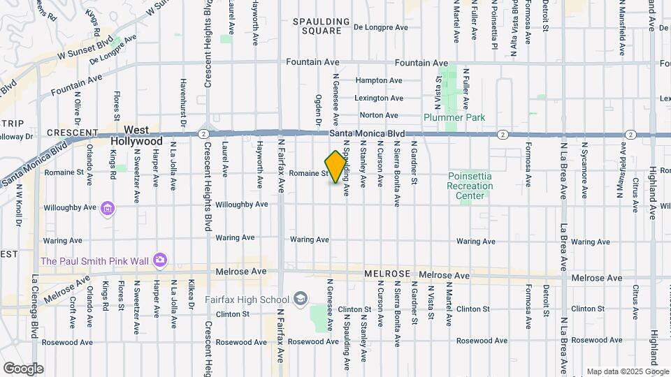 924 Genesee Ave Map and Location Details