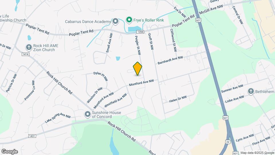 620 Peigler St NW Map and Location Details