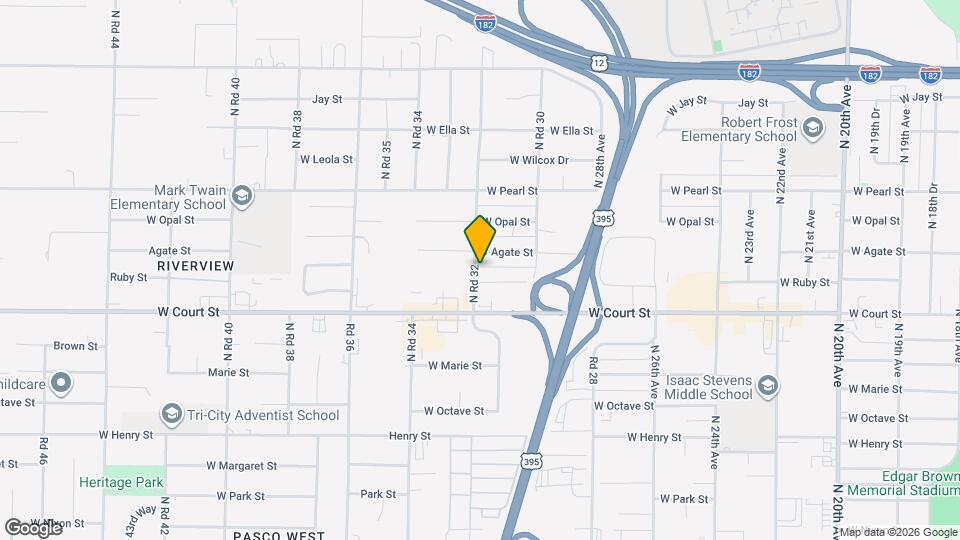 1607 N Rd 32 Mapa y Detalles de la Ubicación