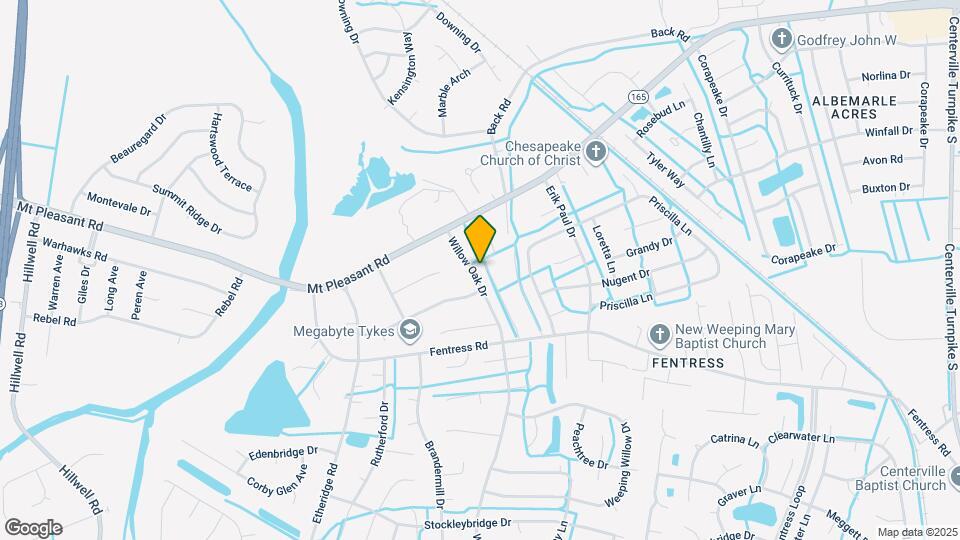 729 Willow Oak Dr Map and Location Details