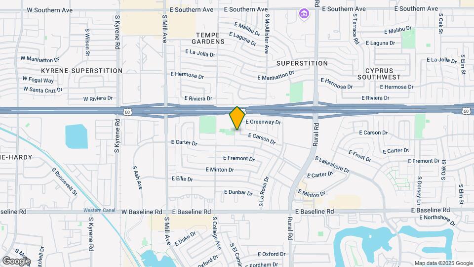 4428 S La Corta Dr Mapa y Detalles de la Ubicación