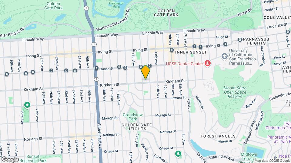 840 Kirkham St Mapa y Detalles de la Ubicación