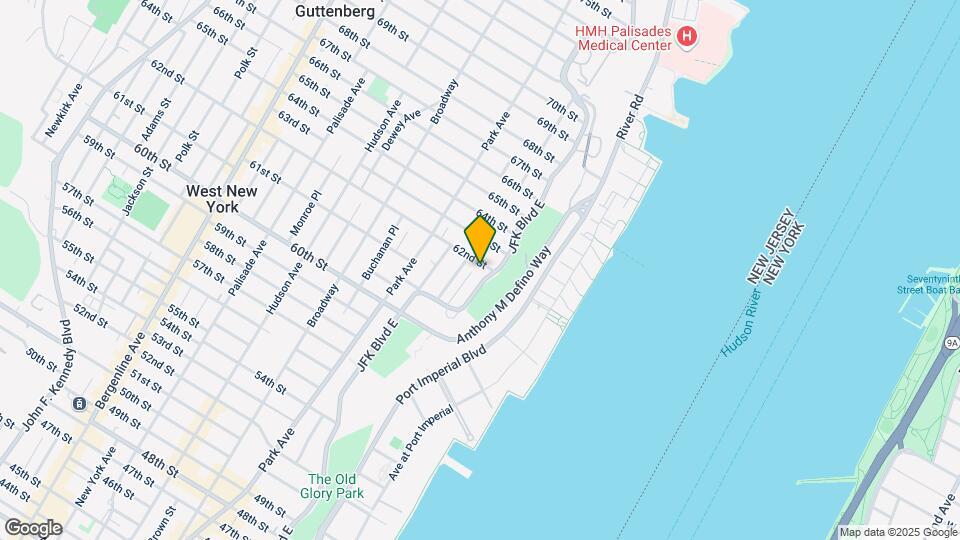 1 62nd St Map and Location Details