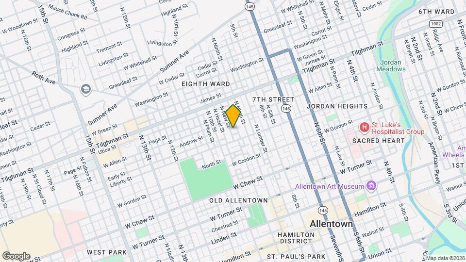 523-525 N New St Map and Location Details