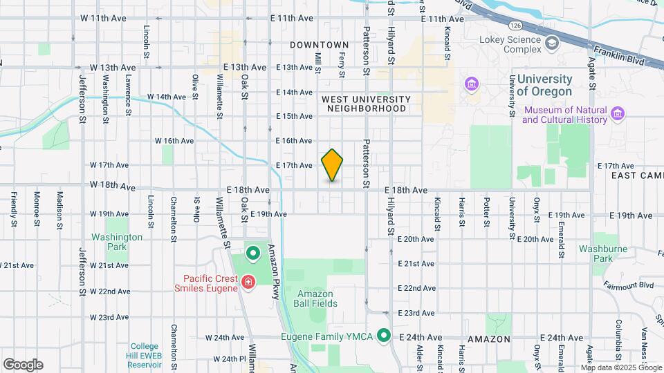 475 E 18th Ave Mapa y Detalles de la Ubicación
