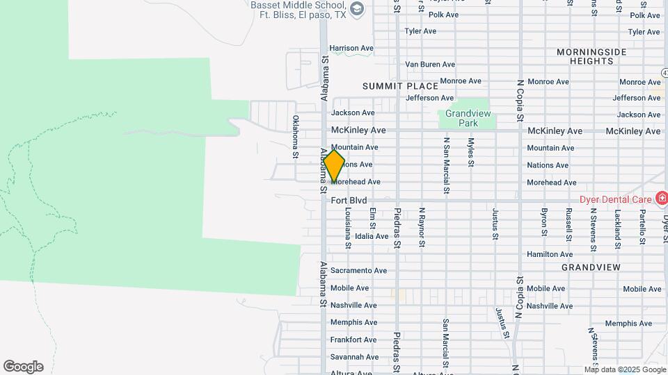 2608 Morehead Ave Mapa y Detalles de la Ubicación