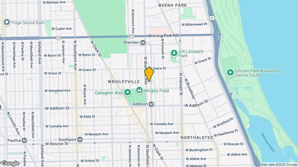 3715 N Sheffield Ave, Unit 407 Map and Location Details