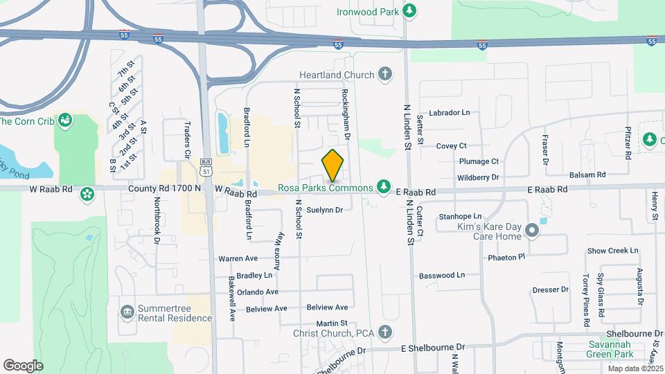 112 W Raab Rd, Unit A Map and Location Details