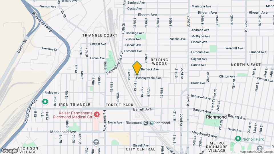 1509 Pennsylvania Ave Map and Location Details