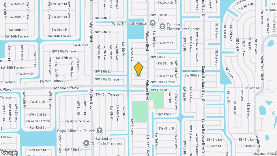 419 SW 39th Terrace Map and Location Details