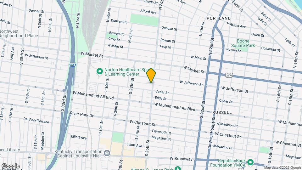 400 S 26th St Map and Location Details