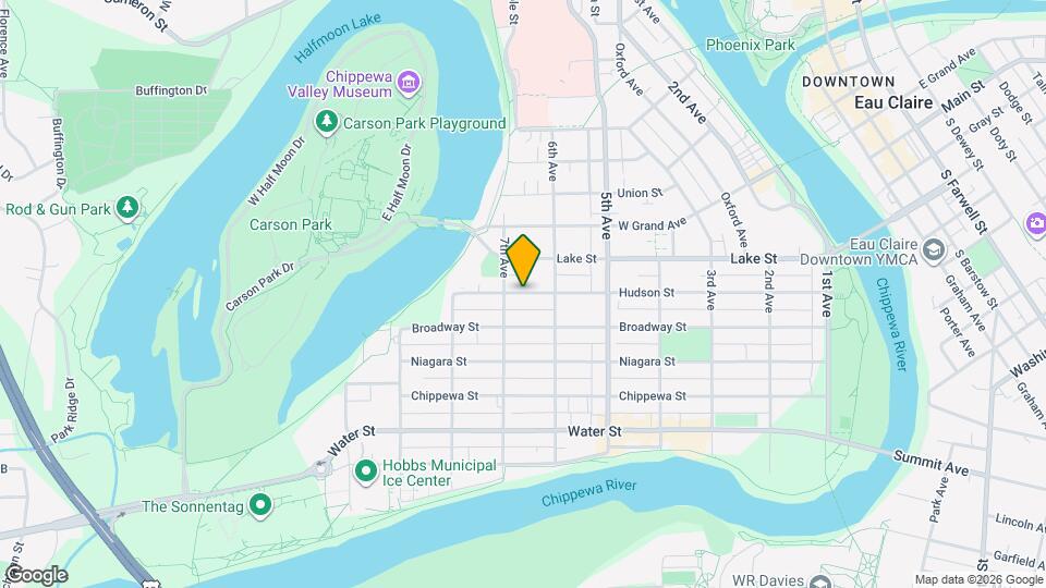 627 Hudson St Map and Location Details