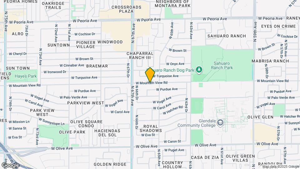 6533 W Mountain View Rd Map and Location Details