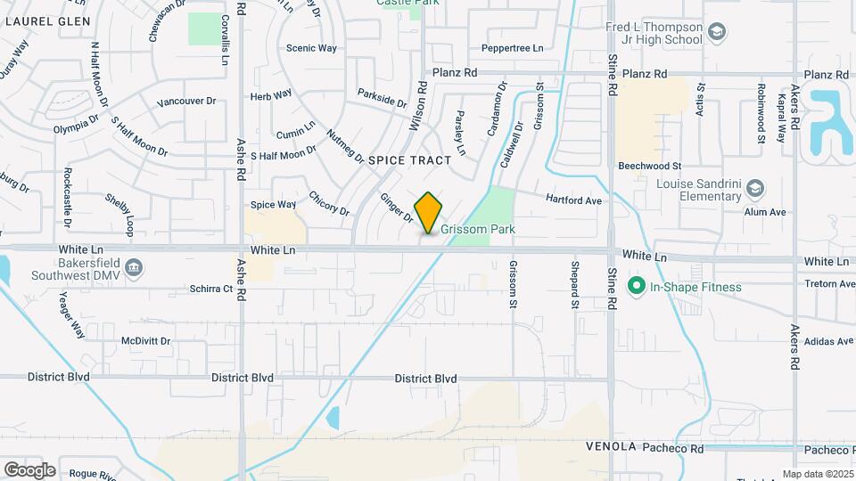 5505 Ginger Dr Map and Location Details