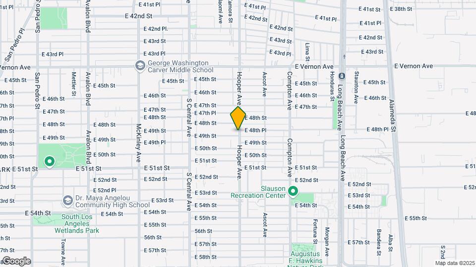 1283 E 49th St Mapa y Detalles de la Ubicación