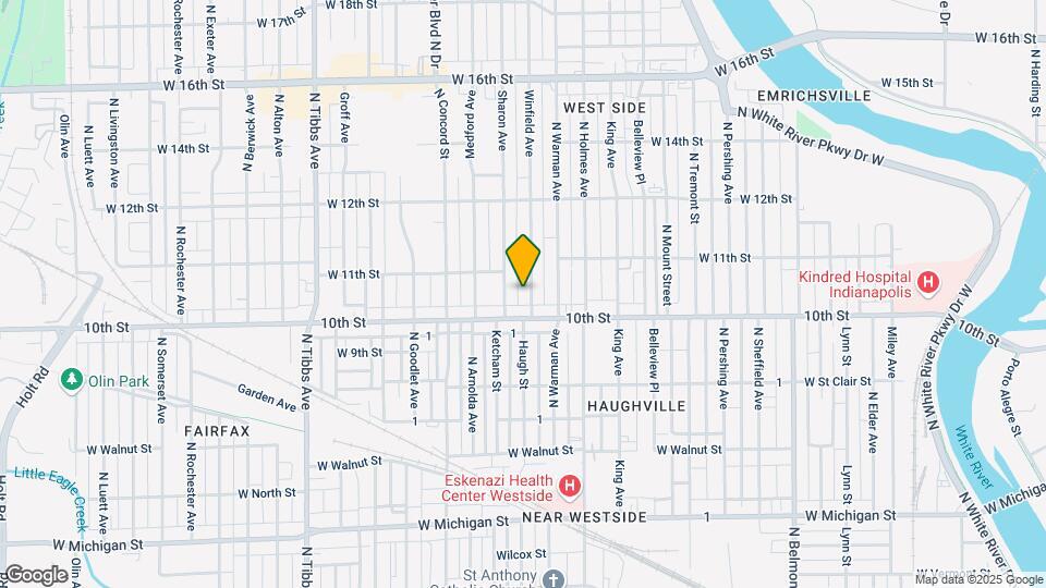 1024 Winfield Ave Map and Location Details