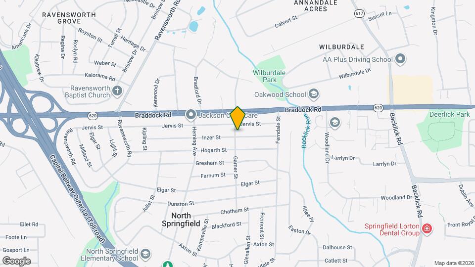 5202 Garner St Map and Location Details