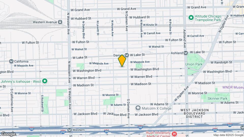 2042 W Washington Blvd Map and Location Details
