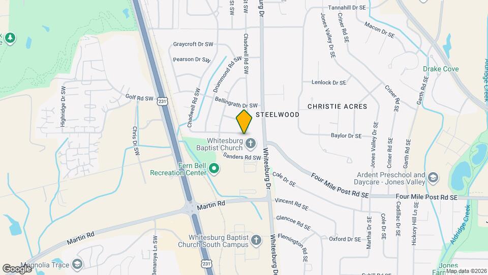 6521 Chadwell Rd SW Map and Location Details