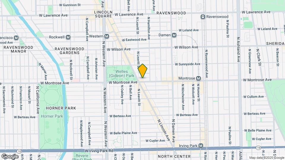 2144 W Montrose Ave Map and Location Details