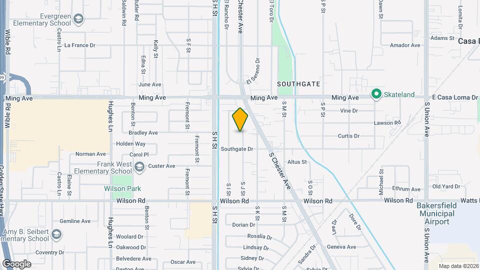 1928 S I St Map and Location Details