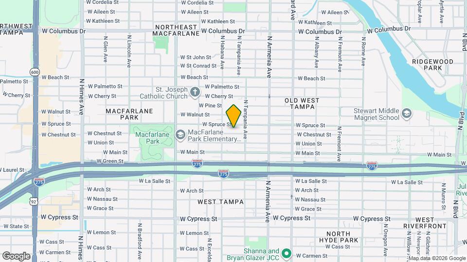 2727 W Chestnut St Map and Location Details