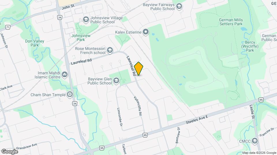 37 Laureleaf Rd Map and Location Details