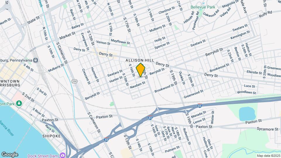 1619 Berryhill St Map and Location Details