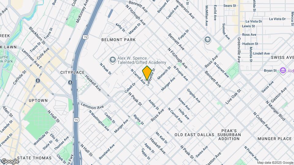 4515 Lafayette St Map and Location Details