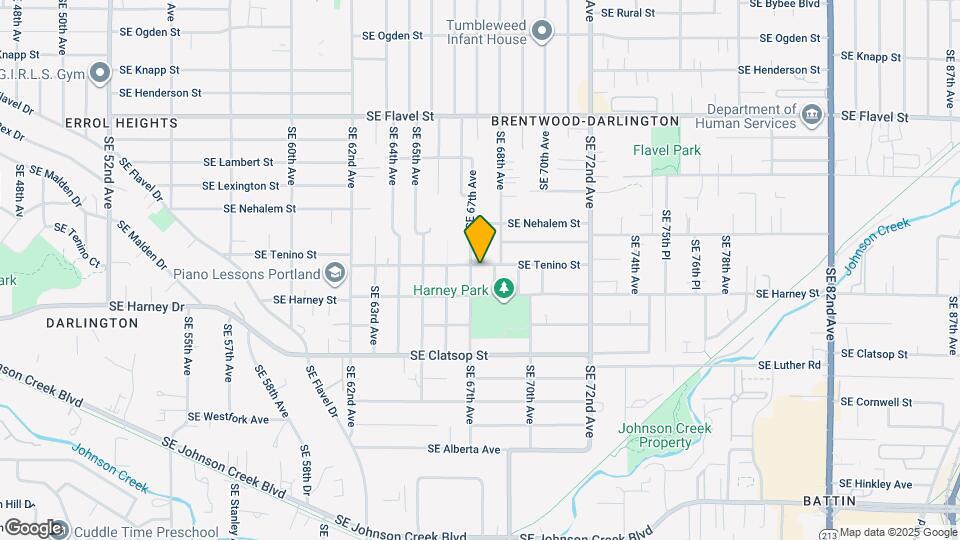 6720 SE Tenino St Map and Location Details