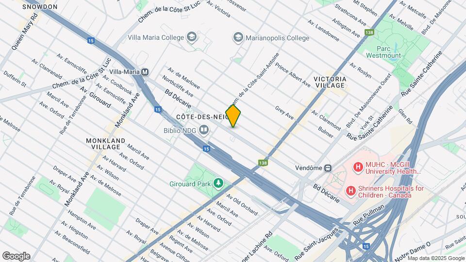 3581 Décarie Boul, Unit 3581 Decarie blvd MTL Map and Location Details