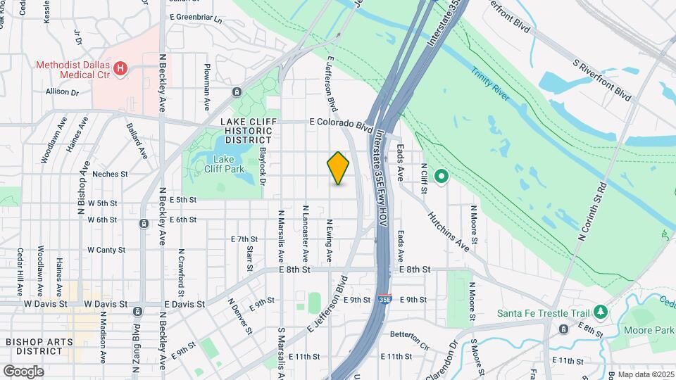 610 N Ewing Ave Map and Location Details