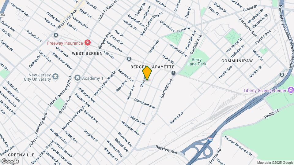162 Carteret Ave Map and Location Details