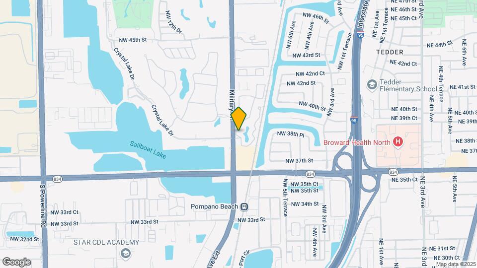 899 Crystal Lake Dr Map and Location Details