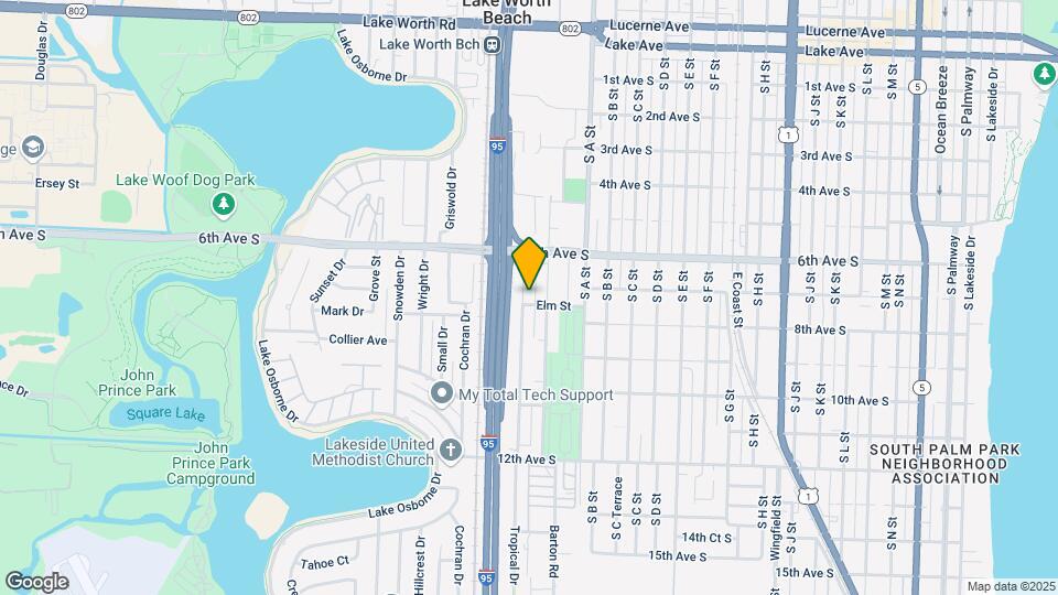 644 S Ridge St Map and Location Details