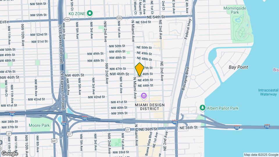 33 NE 45th St Mapa y Detalles de la Ubicación