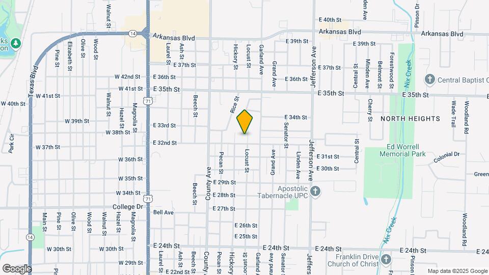 3205 Locust St Map and Location Details