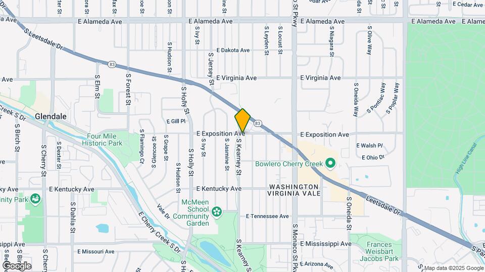700 S Kearney St Map and Location Details