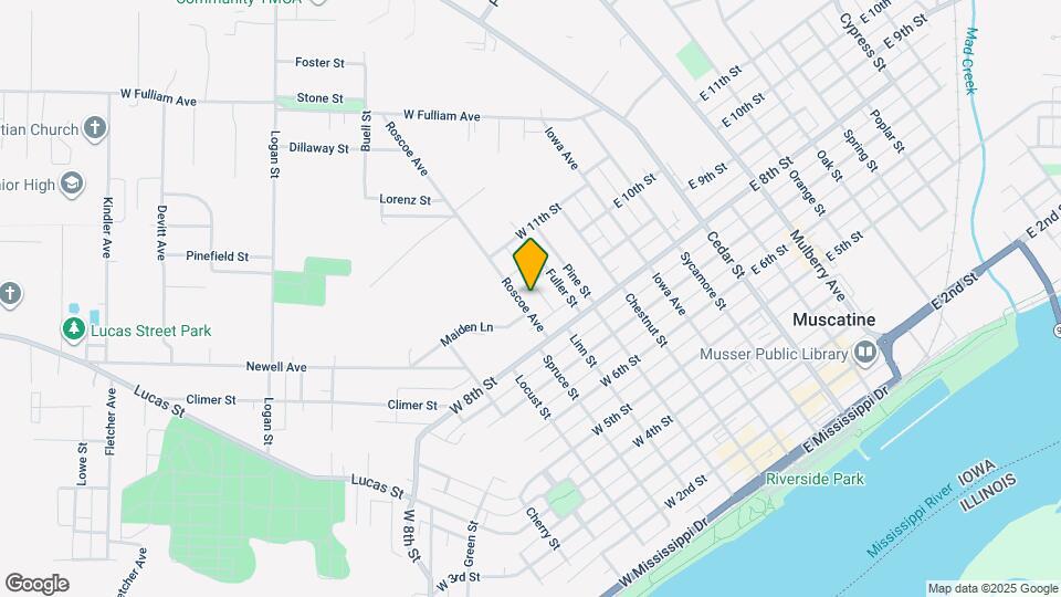 129 Roscoe Ave Map and Location Details