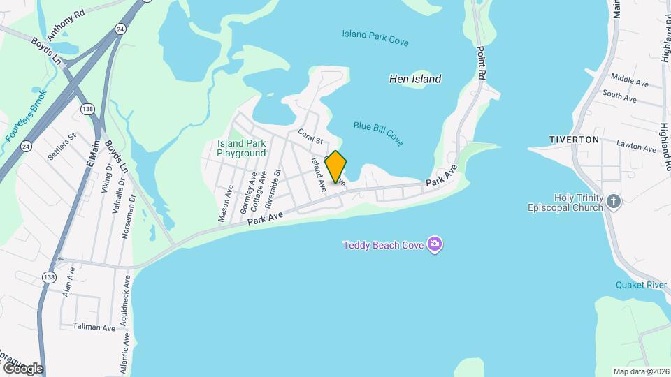 498 Park Ave Map and Location Details