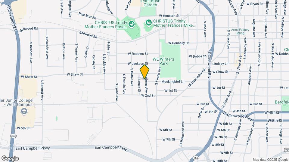 1133 S Academy Ave Map and Location Details