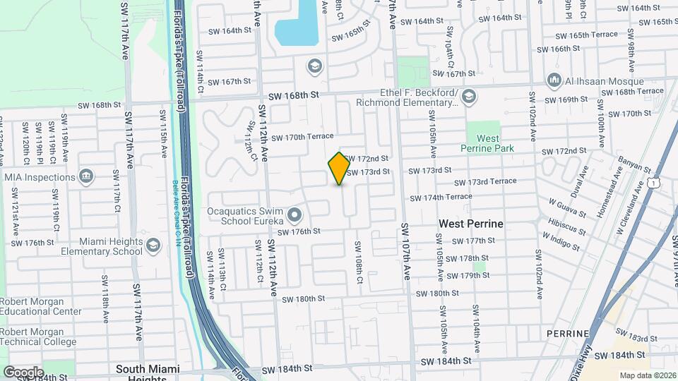 17330 SW 109th Ave Map and Location Details