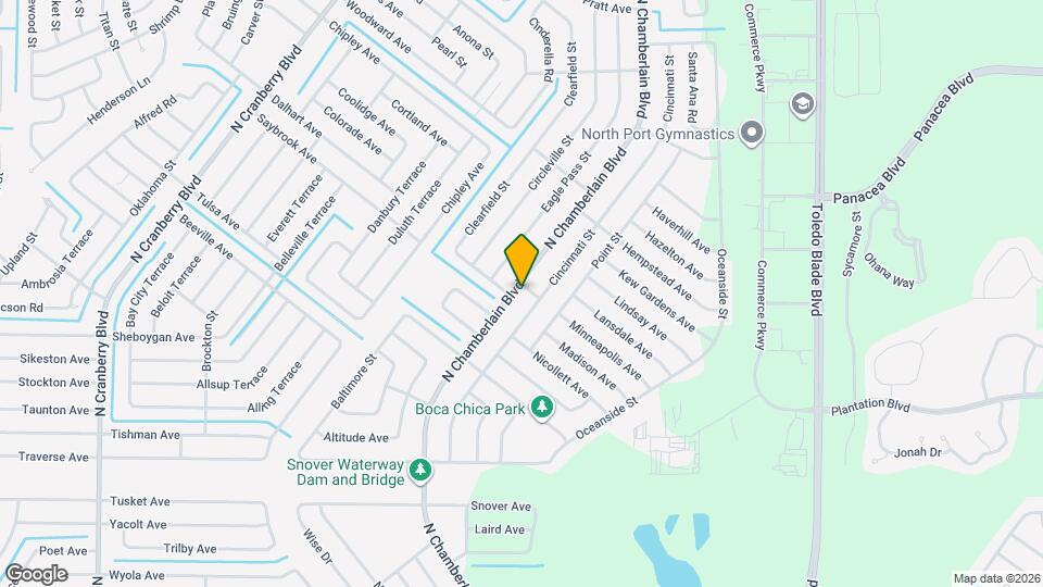 2978 N Chamberlain Blvd Mapa y Detalles de la Ubicación