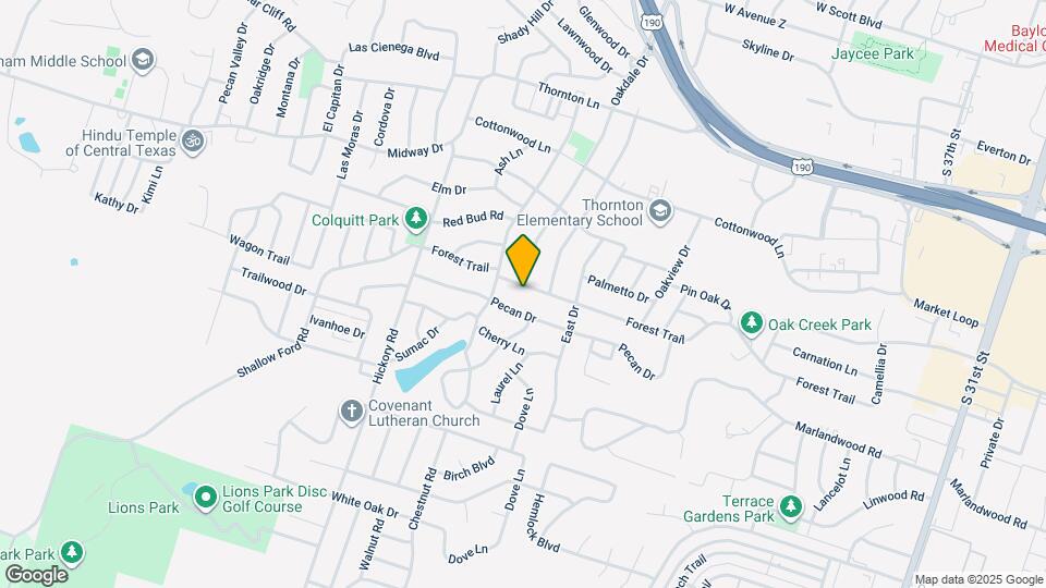 3101 Forest Trail Map and Location Details